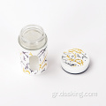 Mini Marbl Jar Spice Set Jar Candy Αποθήκευση δοχείων για γυαλί μπουκάλι κουζίνας